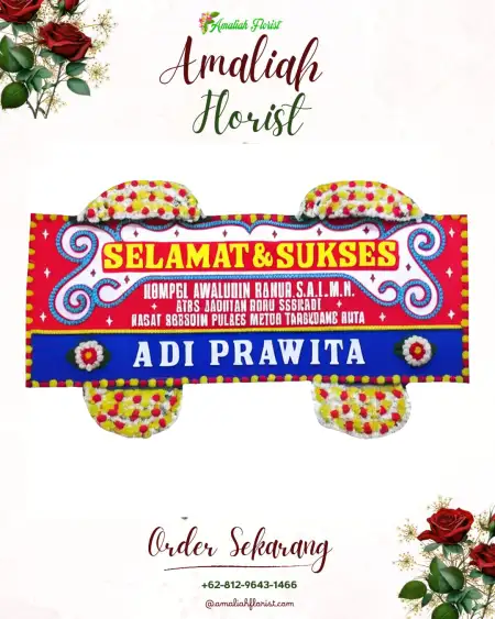 Papan Bunga Ucapan Selamat Kedumulyo
